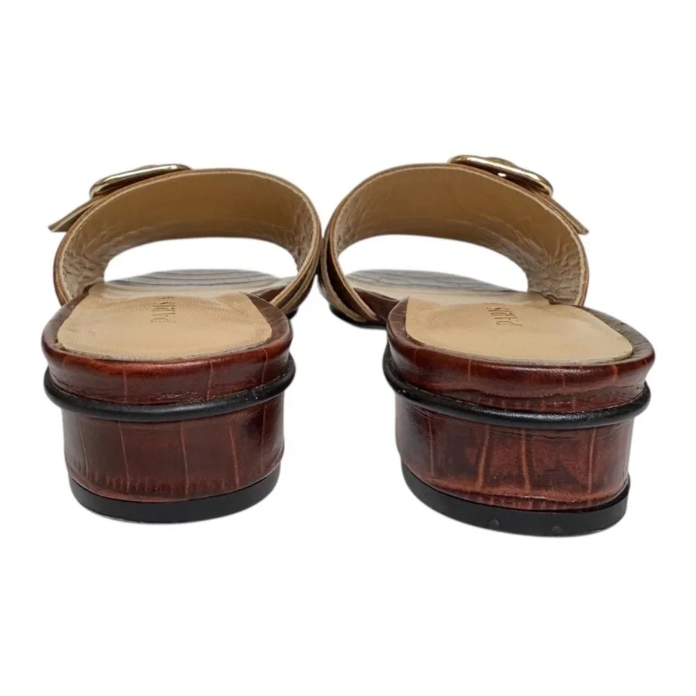 Paris 64 Brown Leather Sandals Sz US 8 Spain - Picture 5 of 7